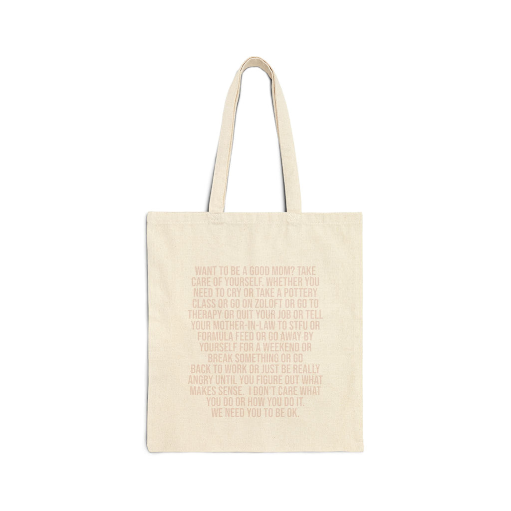 Cotton Canvas Tote Bag